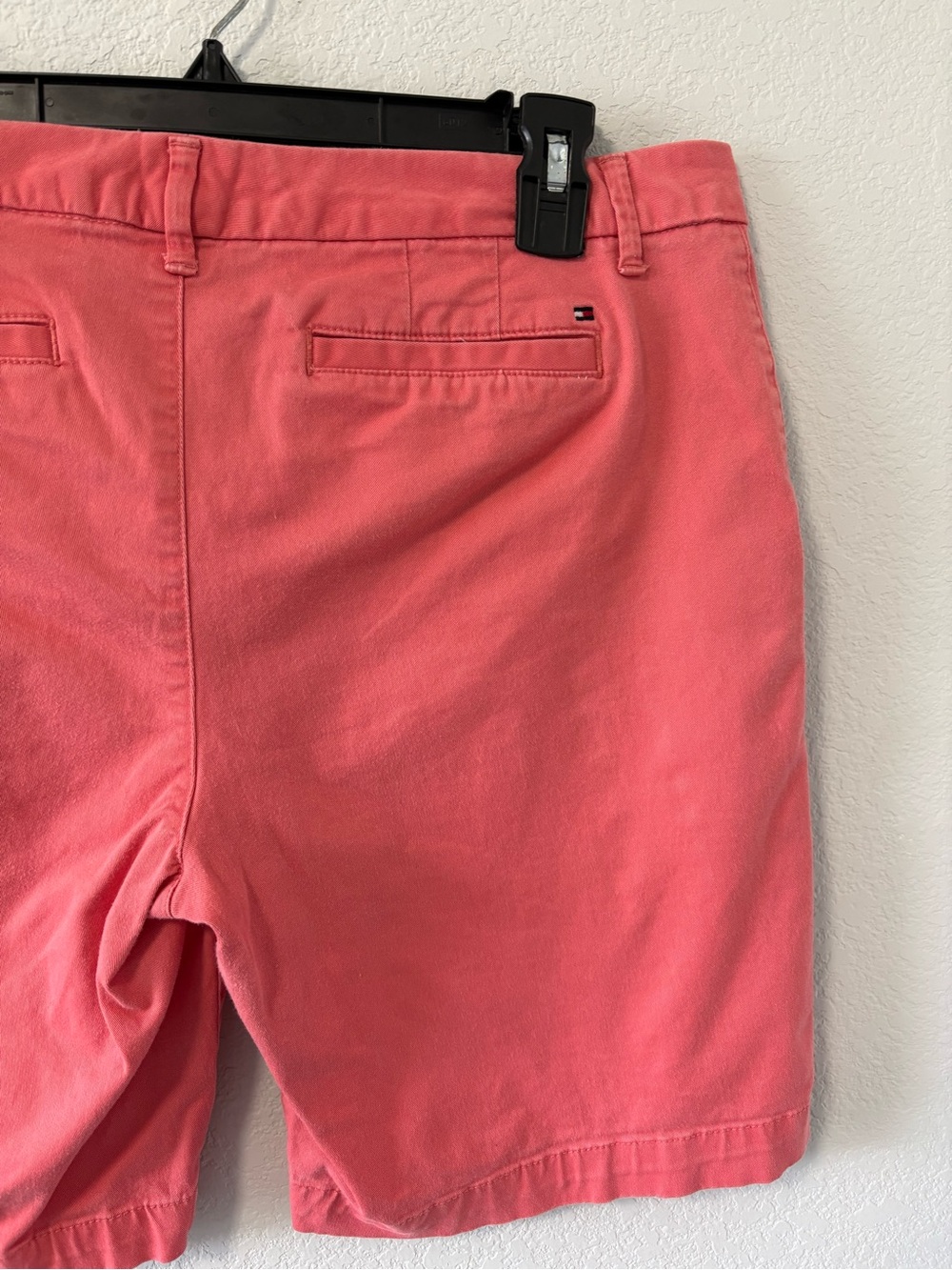 Tommy Hilfiger Womens Size 10 Coral Chino Shorts Stretch Cotton Preppy - Picture 8 of 10